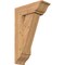Ekena Millwork Traditional Traditional Smooth Bracket w/ Offset Brace, Western Red Cedar, 7 1/2"W x 20"D x 32"H BKT0806X20X32TRA01SWR - alternate 1